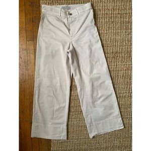 Everlane Wide Leg Chino in Stone